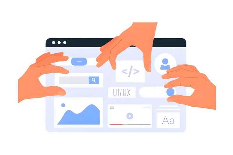 Custom web application dashboard